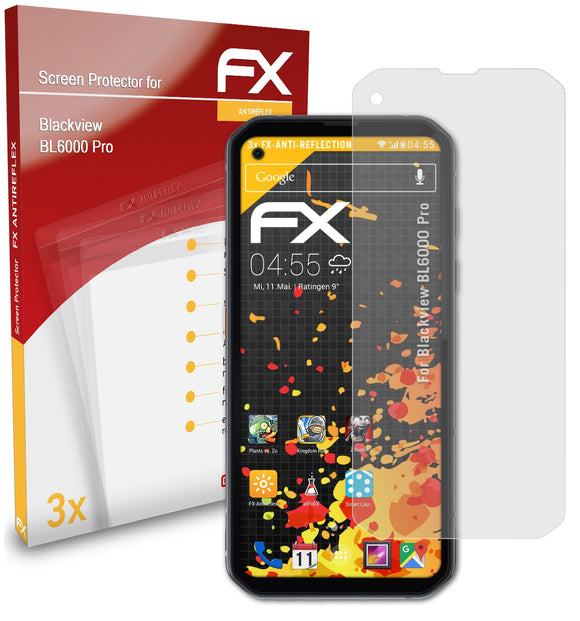 atFoliX FX-Antireflex Displayschutzfolie für Blackview BL6000 Pro