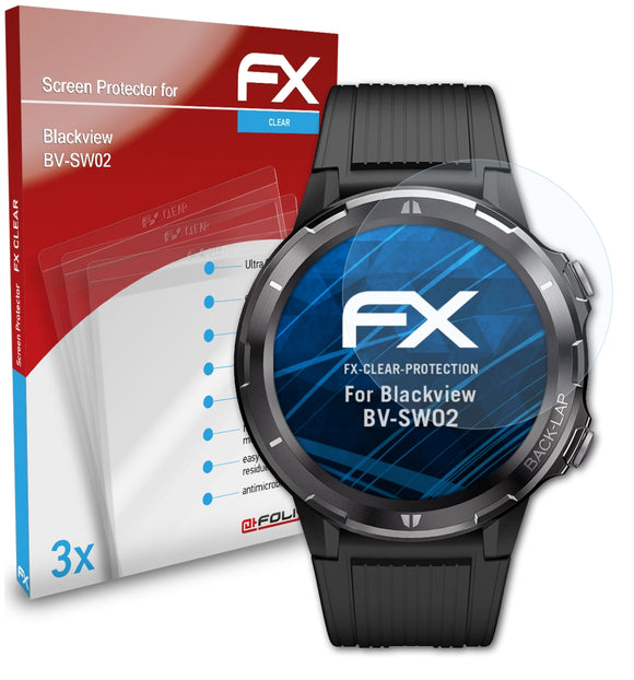 atFoliX FX-Clear Schutzfolie für Blackview BV-SW02