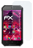 Glasfolie atFoliX kompatibel mit Blackview BV4000 Pro, 9H Hybrid-Glass FX