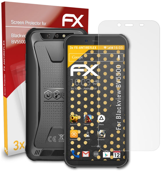 atFoliX FX-Antireflex Displayschutzfolie für Blackview BV5500