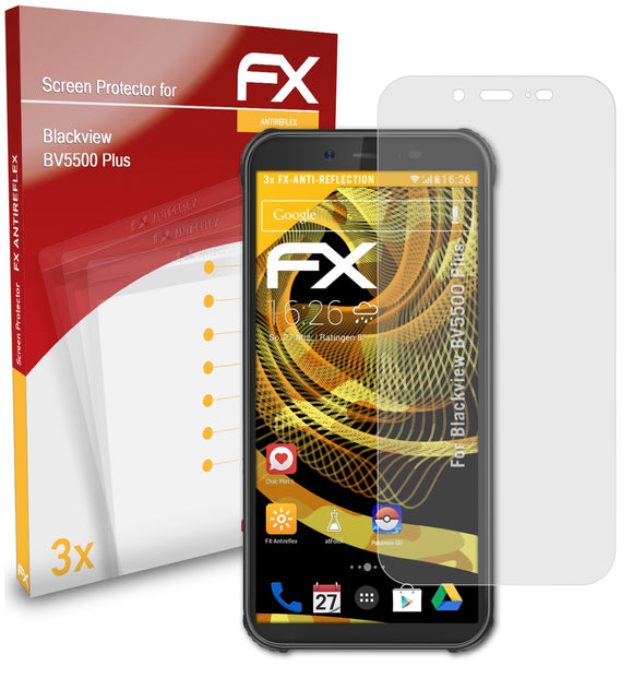 atFoliX FX-Antireflex Displayschutzfolie für Blackview BV5500 Plus