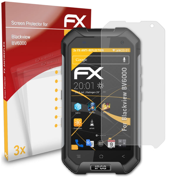 atFoliX FX-Antireflex Displayschutzfolie für Blackview BV6000