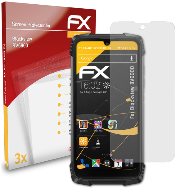 atFoliX FX-Antireflex Displayschutzfolie für Blackview BV6900