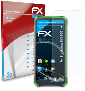 atFoliX FX-Clear Schutzfolie für Blackview BV7100