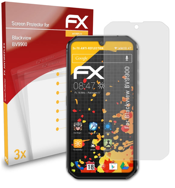 atFoliX FX-Antireflex Displayschutzfolie für Blackview BV9900