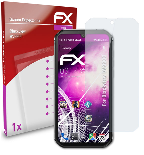 atFoliX FX-Hybrid-Glass Panzerglasfolie für Blackview BV9900