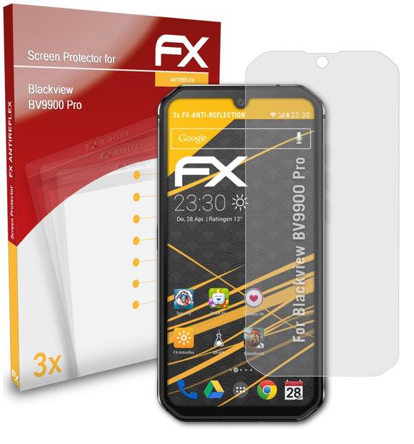 atFoliX FX-Antireflex Displayschutzfolie für Blackview BV9900 Pro