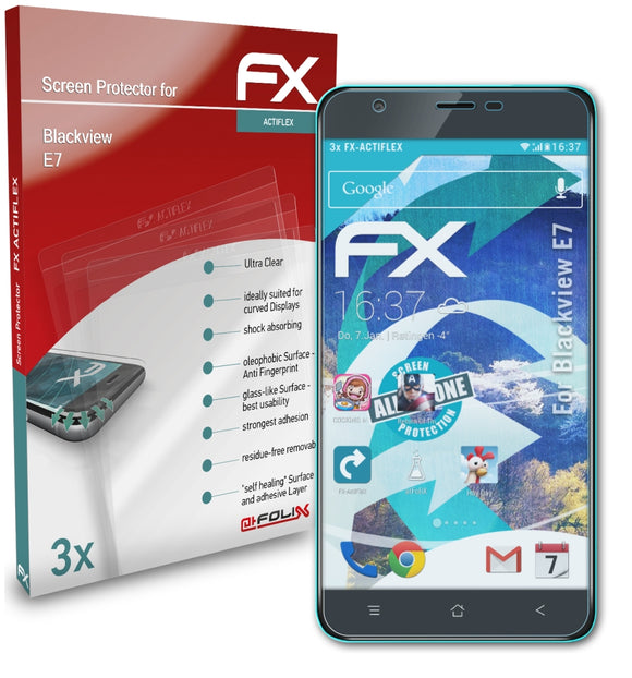 atFoliX FX-ActiFleX Displayschutzfolie für Blackview E7