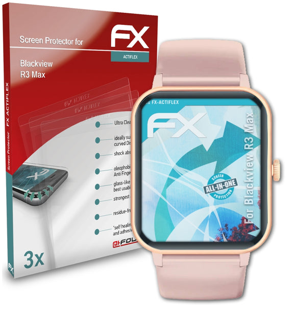 atFoliX FX-ActiFleX Displayschutzfolie für Blackview R3 Max