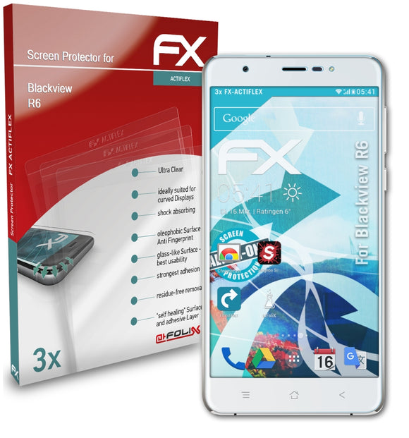 atFoliX FX-ActiFleX Displayschutzfolie für Blackview R6