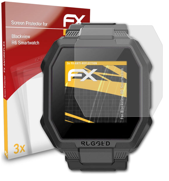 atFoliX FX-Antireflex Displayschutzfolie für Blackview R6 Smartwatch