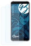 Bruni Schutzfolie kompatibel mit Blackview S6, glasklare Folie (2X)