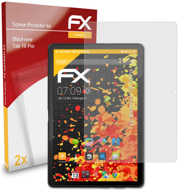 atFoliX FX-Antireflex Displayschutzfolie für Blackview Tab 10 Pro