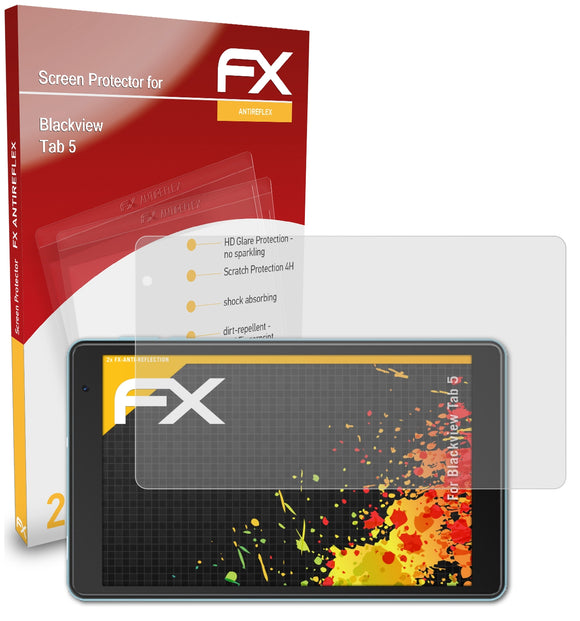atFoliX FX-Antireflex Displayschutzfolie für Blackview Tab 5