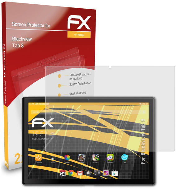 atFoliX FX-Antireflex Displayschutzfolie für Blackview Tab 8
