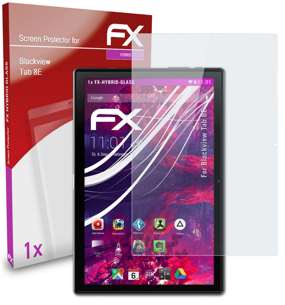 atFoliX FX-Hybrid-Glass Panzerglasfolie für Blackview Tab 8E