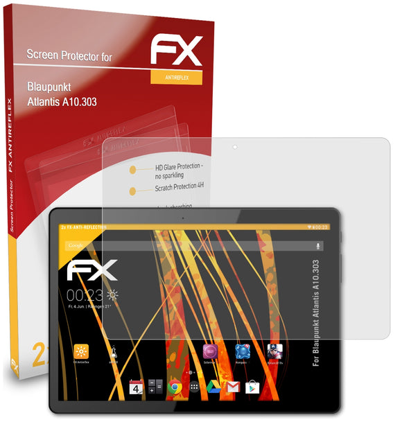 atFoliX FX-Antireflex Displayschutzfolie für Blaupunkt Atlantis A10.303