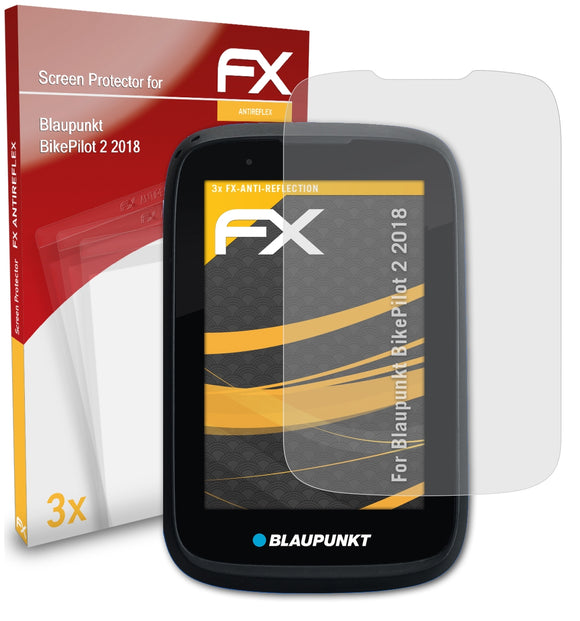 atFoliX FX-Antireflex Displayschutzfolie für Blaupunkt BikePilot 2 (2018)