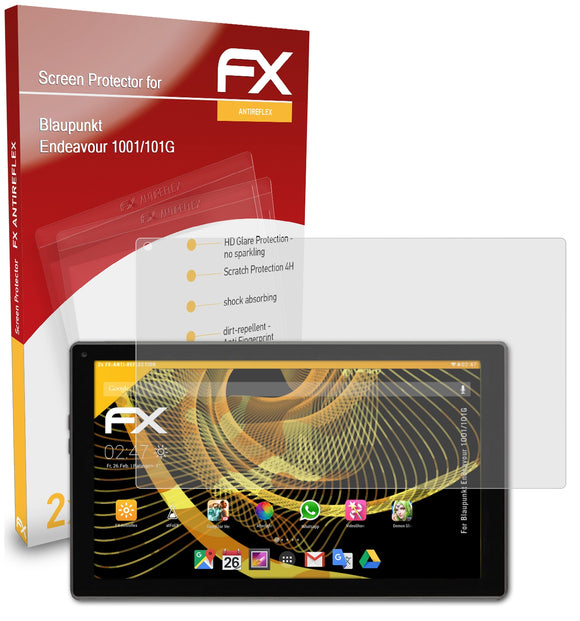 atFoliX FX-Antireflex Displayschutzfolie für Blaupunkt Endeavour 1001/101G