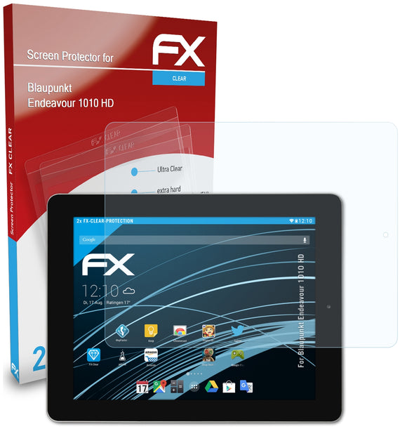 atFoliX FX-Clear Schutzfolie für Blaupunkt Endeavour 1010 HD