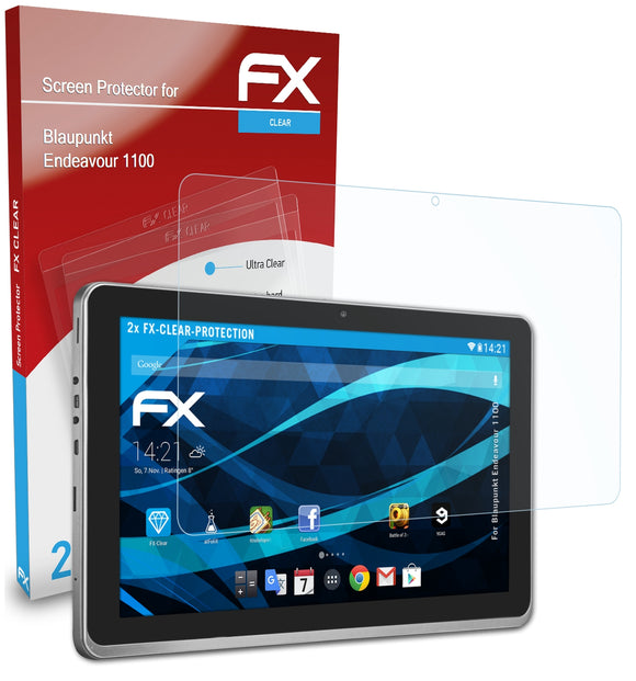 atFoliX FX-Clear Schutzfolie für Blaupunkt Endeavour 1100