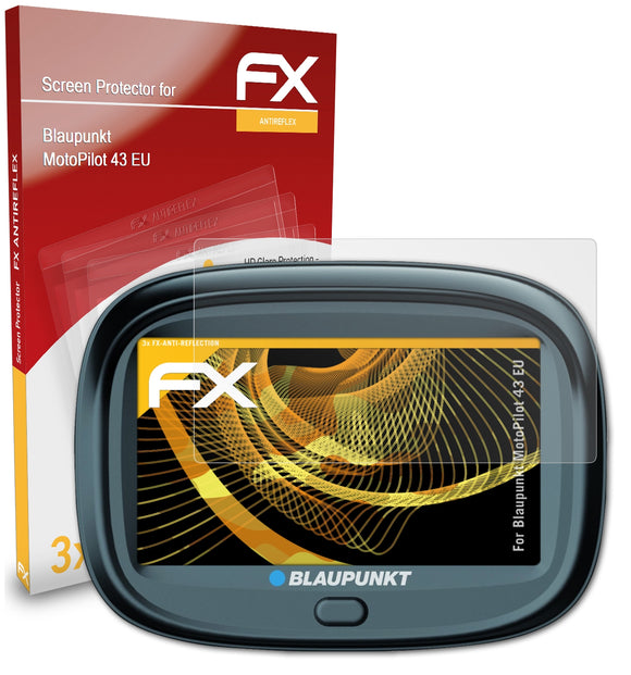 atFoliX FX-Antireflex Displayschutzfolie für Blaupunkt MotoPilot 43 EU