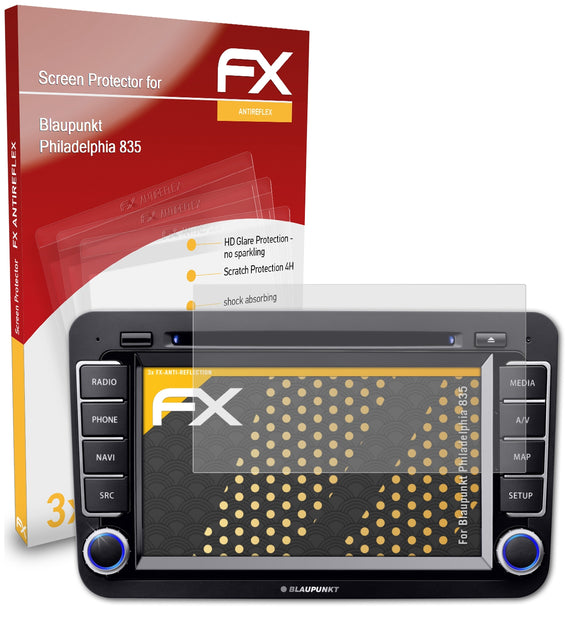 atFoliX FX-Antireflex Displayschutzfolie für Blaupunkt Philadelphia 835