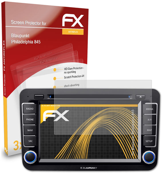 atFoliX FX-Antireflex Displayschutzfolie für Blaupunkt Philadelphia 845