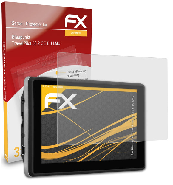 atFoliX FX-Antireflex Displayschutzfolie für Blaupunkt TravelPilot 53 2 CE EU LMU