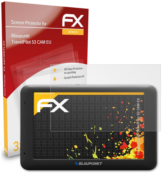 atFoliX FX-Antireflex Displayschutzfolie für Blaupunkt TravelPilot 53 CAM EU
