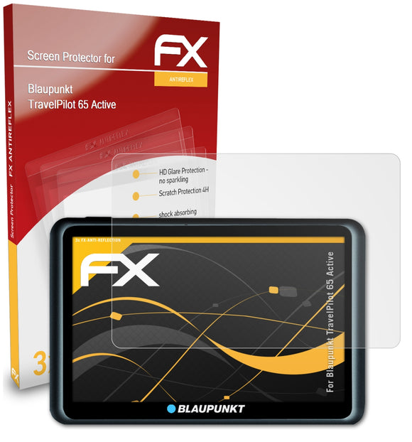 atFoliX FX-Antireflex Displayschutzfolie für Blaupunkt TravelPilot 65 Active