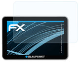 Schutzfolie atFoliX kompatibel mit Blaupunkt TravelPilot 73 EU LMU / 74 EU LMU 2015, ultraklare FX (3X)