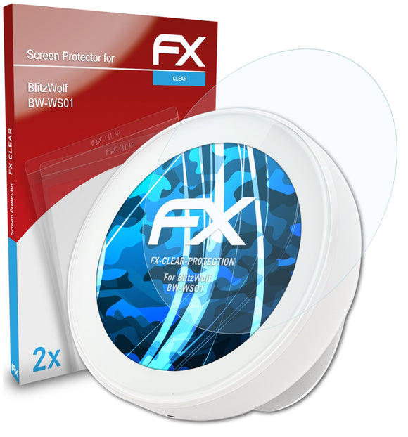 atFoliX FX-Clear Schutzfolie für BlitzWolf BW-WS01