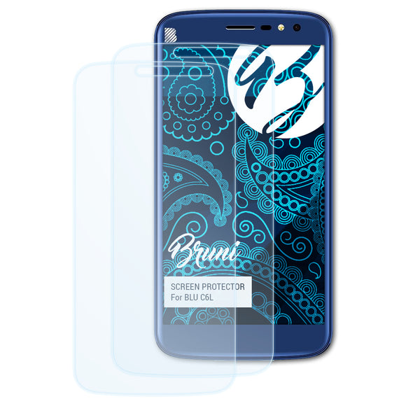 Bruni Basics-Clear Displayschutzfolie für BLU C6L