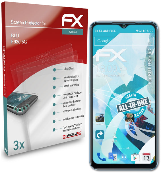 atFoliX FX-ActiFleX Displayschutzfolie für BLU F92e 5G