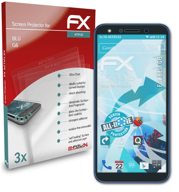 atFoliX FX-ActiFleX Displayschutzfolie für BLU G6