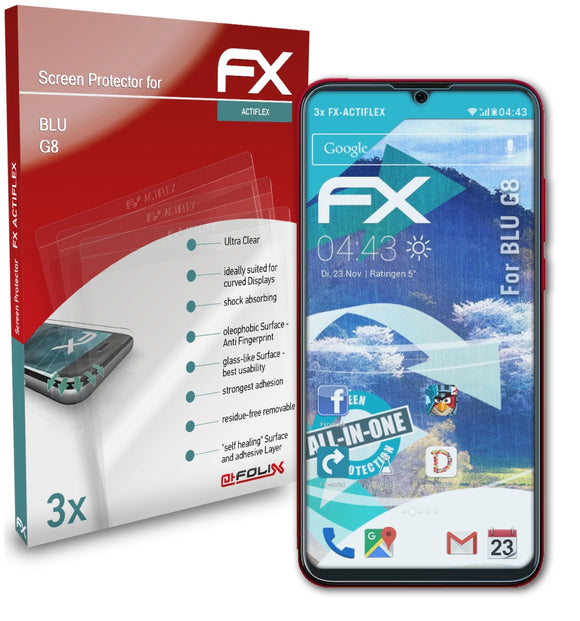 atFoliX FX-ActiFleX Displayschutzfolie für BLU G8