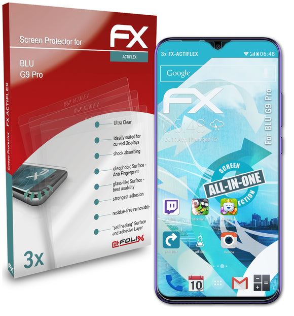 atFoliX FX-ActiFleX Displayschutzfolie für BLU G9 Pro
