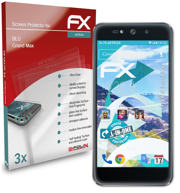 atFoliX FX-ActiFleX Displayschutzfolie für BLU Grand Max