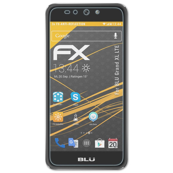 atFoliX FX-Antireflex Displayschutzfolie für BLU Grand XL LTE
