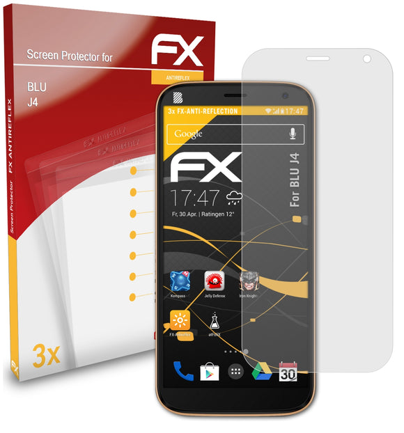 atFoliX FX-Antireflex Displayschutzfolie für BLU J4