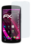 Glasfolie atFoliX kompatibel mit BLU Studio X8 HD, 9H Hybrid-Glass FX