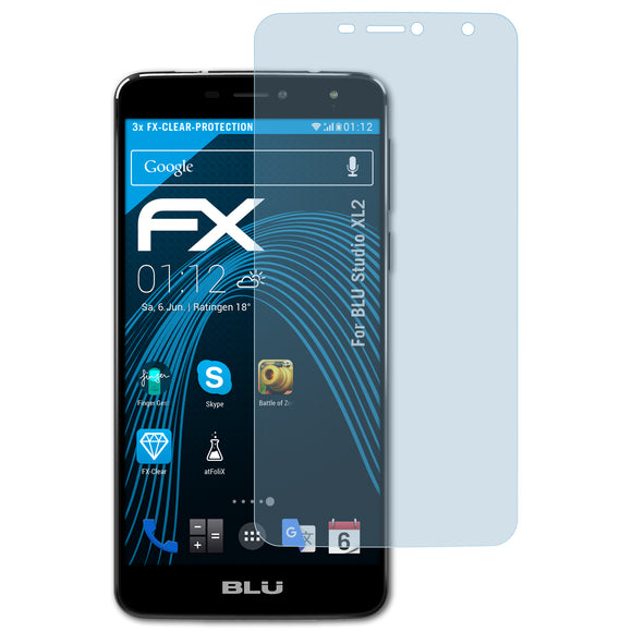atFoliX FX-Clear Schutzfolie für BLU Studio XL2