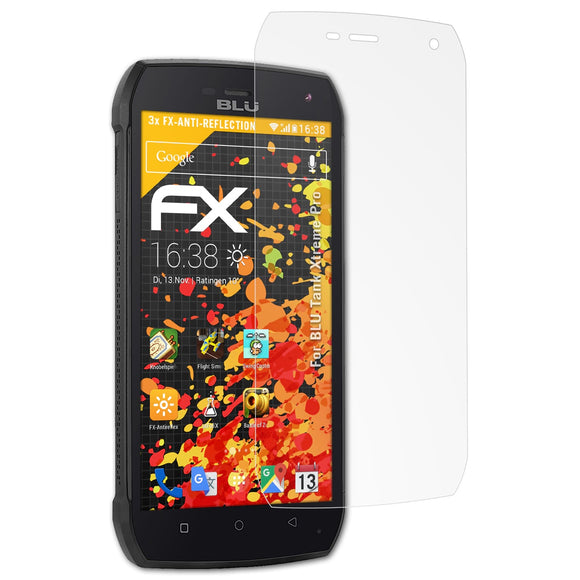 atFoliX FX-Antireflex Displayschutzfolie für BLU Tank Xtreme Pro