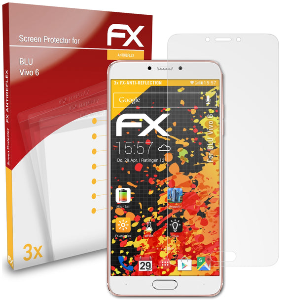 atFoliX FX-Antireflex Displayschutzfolie für BLU Vivo 6