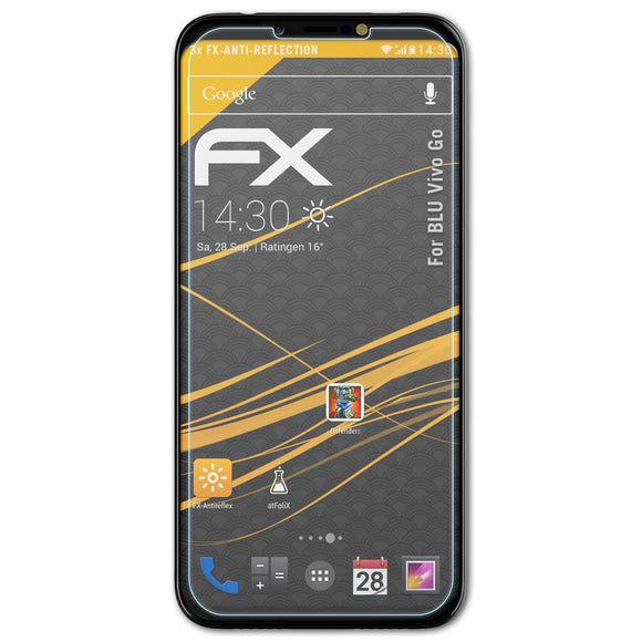 atFoliX FX-Antireflex Displayschutzfolie für BLU Vivo Go