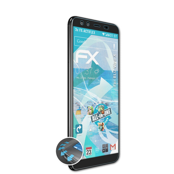atFoliX FX-ActiFleX Displayschutzfolie für BLU Vivo X
