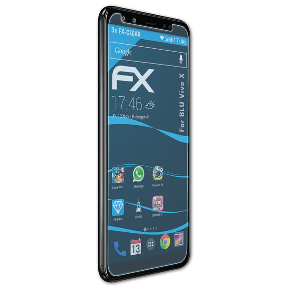atFoliX FX-Clear Schutzfolie für BLU Vivo X