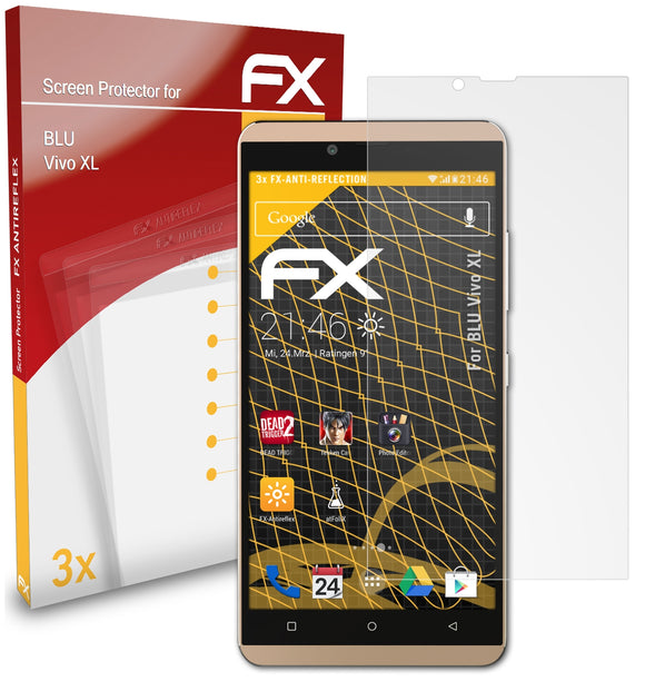 atFoliX FX-Antireflex Displayschutzfolie für BLU Vivo XL