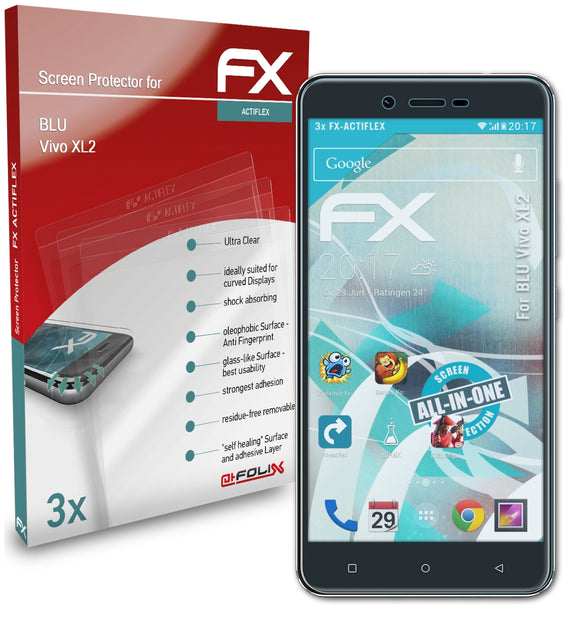 atFoliX FX-ActiFleX Displayschutzfolie für BLU Vivo XL2